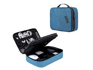 Electronic Organizer Double Layer Travel Cable Organizer Cases Electronics Accessories Storage Bag for 105 Inch iPad Pro iPad air Cables Kindle Teal Electronic Organizer Double Layer Travel Cable Organizer Cases Electronics Accessories Storage Bag for 105 Inch iPad Pro iPad air Cables Kindle Teal