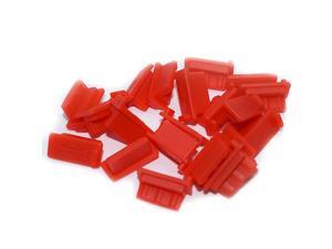 20PCS Silicone USB A Type Female Anti Dust Cover Plug Protector Stopper, Red 20PCS Silicone USB A Type Female Anti Dust Cover Plug Protector Stopper, Red