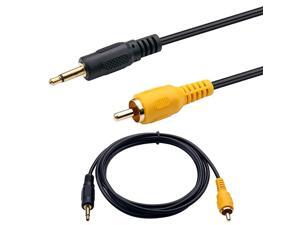 35mm to RCA Cable 35mm 18 inch Mono Male Plug to RCA Male Jack Audio Cable Cord Gold Plated 18m 6Ft 35mm to RCA Cable 35mm 18 inch Mono Male Plug to RCA Male Jack Audio Cable Cord Gold Plated 18m 6Ft