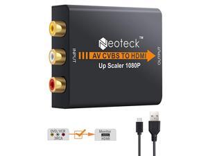 Mini AV RCA to HDMI Converter, Alloy Case Version, CVBS Composite to HDMI Adapter for TV PC PS3 STB VHS VCR Blue-Ray DVD Players Projector Mini AV RCA to HDMI Converter, Alloy Case Version, CVBS Composite to HDMI Adapter for TV PC PS3 STB VHS VCR Blue-Ray DVD Players Projector