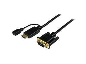 com HDMI to VGA Cable 3 ft 1m 1080p 1920 x 1200 Active HDMI Cable Monitor Cable Computer Cable HD2VGAMM3