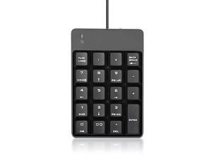 USB Numeric Keypad N001 Portable Slim Mini Number Pad for Laptop Desktop Computer PC Full Size 19 Key Big Print Letters Black USB Numeric Keypad N001 Portable Slim Mini Number Pad for Laptop Desktop Computer PC Full Size 19 Key Big Print Letters Black
