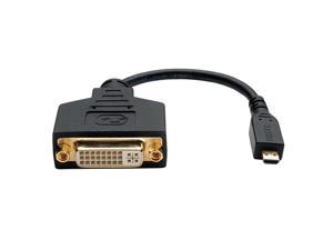 6Inch MicroHDMI Type D to DVID Cable Adapter MF 6in P13206NMICRO 6quotBlack