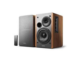 R1280T Powered Bookshelf Speakers 20 Stereo Active Near Field Monitors Studio Monitor Speaker Wooden Enclosure 42 Watts RMS R1280T Powered Bookshelf Speakers 20 Stereo Active Near Field Monitors Studio Monitor Speaker Wooden Enclosure 42 Watts RMS