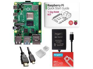 x Raspberry Pi 4 Kit 1 Gig | Barebones | Includes Micro HDMI to HDMI Cable TypeC Power Supply and Quick Start Guide for Raspberry Pi 4 x Raspberry Pi 4 Kit 1 Gig | Barebones | Includes Micro HDMI to HDMI Cable TypeC Power Supply and Quick Start Guide for Raspberry Pi 4