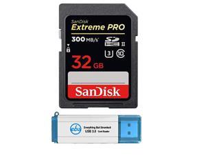 32GB SDHC SD Extreme Pro UHSII Memory Card Works with Olympus OMD EM10 Mark III EM1X EM5 II Camera SDSDXPK032GANCIN Bundle with 1 Everything But Stromboli 30 Card Reader