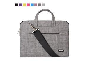 15 156 16 inch Laptop Case Laptop Shoulder Bag Multifunctional Notebook Sleeve Carrying Case With Strap for Lenovo Acer Asus Dell Lenovo Hp Samsung Ultrabook Chromebook 15Gray Lines