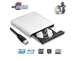 External 3D Blu Ray CD DVD Drive Portable USB30 Blu Ray CDDVD+RW Burner Player Writer Reader Rewriter for PC Netbook Laptop Desktop with Mac OS Windows XP7810VistaSilver External 3D Blu Ray CD DVD Drive Portable USB30 Blu Ray CDDVD+RW Burner Player Writer Reader Rewriter for PC Netbook Laptop Desktop with Mac OS Windows XP7810VistaSilver