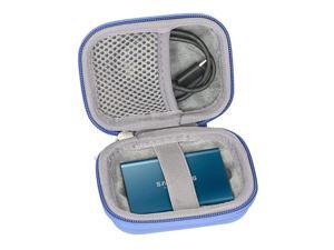 Hard Travel Case for Samsung T3 T5 Portable 250GB 500GB 1TB 2TB SSD USB 30 External Solid State Drives by Blue Hard Travel Case for Samsung T3 T5 Portable 250GB 500GB 1TB 2TB SSD USB 30 External Solid State Drives by Blue