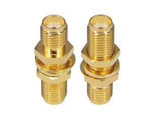 SMA Socket Connector SMA Female to Female Barrel Adapter SMA Panel Chassis Mount Connector SMA Female Bulkhead Connector Antenna Jack Adapter for Wireless LAN Device SMA Coax Cable Pack of 2 SMA Socket Connector SMA Female to Female Barrel Adapter SMA Panel Chassis Mount Connector SMA Female Bulkhead Connector Antenna Jack Adapter for Wireless LAN Device SMA Coax Cable Pack of 2