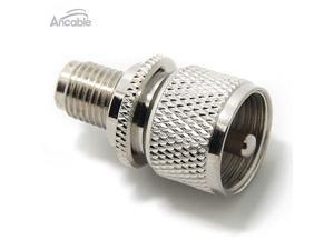 UHFPL259 Male to Mini UHF Female RF Coaxial Adapter for CB Ham Radio Antenna Pack of 5 UHFPL259 Male to Mini UHF Female RF Coaxial Adapter for CB Ham Radio Antenna Pack of 5