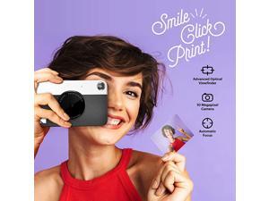 KODAK Printomatic Digital Instant Print Camera Black Full Color Prints On 2x3 StickyBacked Photo Paper Print Memories Instantly KODAK Printomatic Digital Instant Print Camera Black Full Color Prints On 2x3 StickyBacked Photo Paper Print Memories Instantly