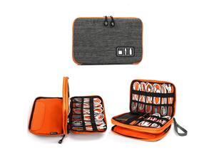 Electronics Organizer Electronic Accessories Cable Organizer Bag Waterproof Travel Cable Storage Bag for Charging Cable Cellphone Mini Tablet Up to 79 and More Orange and Gray Electronics Organizer Electronic Accessories Cable Organizer Bag Waterproof Travel Cable Storage Bag for Charging Cable Cellphone Mini Tablet Up to 79 and More Orange and Gray