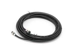 Feet, Black RG6 Coaxial Cable with Rubber booted - Weather Proof - Outdoor Rated Connectors, F81 / RF, Digital Coax for CATV, Antenna, Internet, & Satellite Feet, Black RG6 Coaxial Cable with Rubber booted - Weather Proof - Outdoor Rated Connectors, F81 / RF, Digital Coax for CATV, Antenna, Internet, & Satellite