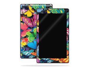 Skin Compatible with  Kindle Fire HD 8 2017 Butterfly Party | Protective Durable and Unique Vinyl Decal wrap Cover | Easy to Apply Remove and Change Styles | Made in The USA