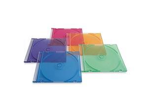 CDDVD Slim Cases 021 inches Assorted Colors 50pk CDDVD Slim Cases 021 inches Assorted Colors 50pk