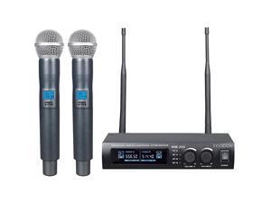 Metal Dual UHF Wireless Microphone Systeminp Metal Cordless Mic Set Long Distance 150200Ft16 Hours Continuous Use for Family PartyChurchSmall Karaoke Night WM200New WM200N Metal Dual UHF Wireless Microphone Systeminp Metal Cordless Mic Set Long Distance 150200Ft16 Hours Continuous Use for Family PartyChurchSmall Karaoke Night WM200New WM200N