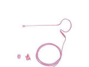 Avl630PKLS Pink Color Earhook Mini Headset Microphone for Sennheiser Wireless Microphone
