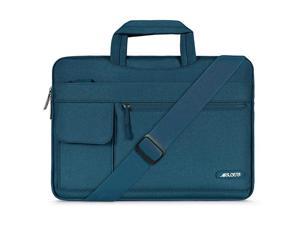 Laptop Shoulder Bag Compatible with MacBook ProAir 13 inch 13133 inch Notebook Computer Polyester Flapover Briefcase Sleeve Case Deep Teal
