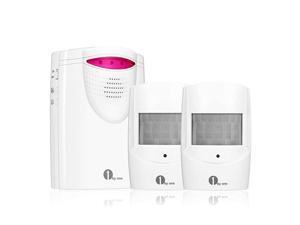 Motion Sensor Alarm Detector Wireless Driveway Alarm 300 FT Range Extra Loud Chimes Home Security Alert System with 1 Receiver 2 Weatherproof Infrared Sensors Protect IndoorOutdoor Property Motion Sensor Alarm Detector Wireless Driveway Alarm 300 FT Range Extra Loud Chimes Home Security Alert System with 1 Receiver 2 Weatherproof Infrared Sensors Protect IndoorOutdoor Property