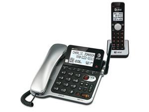 CL84102 DECT 60 Expandable CordedCordless Phone with Answering System and Caller IDCall Waiting 1 Corded and 1 Cordless HandsetSilver and Black CL84102 DECT 60 Expandable CordedCordless Phone with Answering System and Caller IDCall Waiting 1 Corded and 1 Cordless HandsetSilver and Black