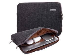 Herringbone Woollen WaterResistant for 17 Inch Laptop Sleeve Case Bag 17 Inches Black Herringbone Woollen WaterResistant for 17 Inch Laptop Sleeve Case Bag 17 Inches Black