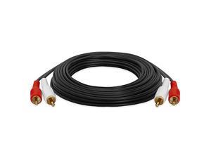 RCA Stereo Audio Cable 2 Male to 2 Male GoldPlated 25 Feet RCA Stereo Audio Cable 2 Male to 2 Male GoldPlated 25 Feet