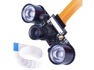 for Raspberry PI Camera Module 5MP 1080p OV5647 Sensor HD Video Webcam Supports Night Vision for Raspberry Pi Model B/B+ A+ RPi 3/2/1/zero/zero W with FFC/FPC Cable (Raspberry pi Camera)