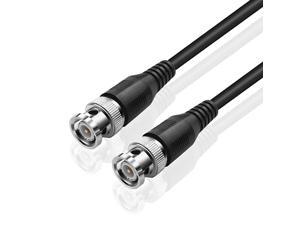 BNC Cable BNC Male to Male Extension Connector Adapter RF Professional RG58U Grade Coaxial Wire Cord Cable Jack Plug for Video Security Camera CCTV Systems Oscilloscope 100FT BNC Cable BNC Male to Male Extension Connector Adapter RF Professional RG58U Grade Coaxial Wire Cord Cable Jack Plug for Video Security Camera CCTV Systems Oscilloscope 100FT