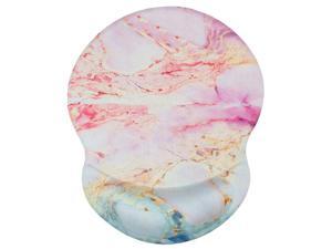 Mouse Pad with Gel Wrist Rest Support Marble Pattern Mousepad NonSlip Base Durable Gaming Mouse Pads for Office and Home Pink Marble Mouse Pad with Gel Wrist Rest Support Marble Pattern Mousepad NonSlip Base Durable Gaming Mouse Pads for Office and Home Pink Marble