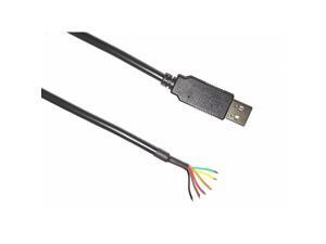 FTDI chip USB to 5v TTL UART Serial Cable Wire end 15m TTL232R5VWE Compatible 009 FTDI chip USB to 5v TTL UART Serial Cable Wire end 15m TTL232R5VWE Compatible 009