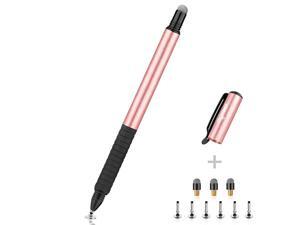 Universal Stylus2in1 Disc Stylus Pen 2019 Updated Touch Screen Pens for All Touch Screens Cell Phones Tablets Laptops with 9 Replacement Tips6 Discs 3 Fiber Tips Rose Gold Universal Stylus2in1 Disc Stylus Pen 2019 Updated Touch Screen Pens for All Touch Screens Cell Phones Tablets Laptops with 9 Replacement Tips6 Discs 3 Fiber Tips Rose Gold
