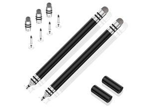Stylus Pens for Touch Screens  Fine Point Stylus Touch Screen Capacitive Stylus Pens for iPad iPhone Tablet Laptops and All Capacitive Touch Screens with 7 Replacement Tips BlackBlack