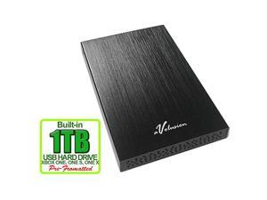 HD250U3 1TB USB 30 Portable External Gaming Hard Drive Xbox One PreFormatted Black 2 Year Warranty