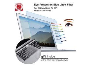 MacBook Air 13 Inch Screen Protector Blue Light Filter AntiGlare Screen Protector for 2015 or Older MacBook Air 13 inch Model A1369 and A1466 + Keyboard Cover Ultra Thin TPU Protector MacBook Air 13 Inch Screen Protector Blue Light Filter AntiGlare Screen Protector for 2015 or Older MacBook Air 13 inch Model A1369 and A1466 + Keyboard Cover Ultra Thin TPU Protector