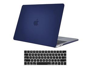 MacBook Pro 13 Case 2019 2018 2017 2016 Release A2159 A1989 A1706 A1708, Hard Case Shell Cover and Keyboard Skin Cover for MacBook Pro 13 Inch with/Without Touch Bar -Darkblue