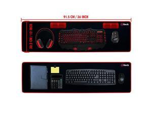Large Gaming Mouse Pad XXL/Extended Mat Desk Pad 36"x12" Mousepad Long Non-Slip Rubber Mice Pads Stitched Edges with Portable Bag Large Gaming Mouse Pad XXL/Extended Mat Desk Pad 36"x12" Mousepad Long Non-Slip Rubber Mice Pads Stitched Edges with Portable Bag
