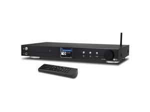WiFi Internet Component Radio Tuner (430 mm) WR10 FM/ Ethernet Bluetooth Receiver 2.4" Color Display with Digital Output to Connect Hi-Fi System -Black