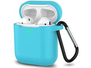 2019 AirPods Case Full Protective Silicone AirPods Accessories Cover Compatible with Apple AirPods Wireless and Wired Charging CaseFront LED Visible