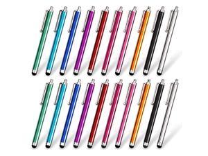 Stylus Pen Set of 20 Pack Universal Capacitive Touch Screen Stylus Compatible with iPad iPhone Samsung Kindle Touch Compatible with All Device with Capacitive Touch Screen 10 Color