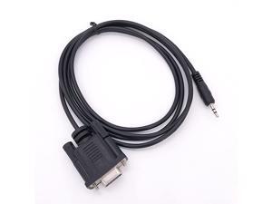 DB9 Female to Stereo 25mm Plug Cable for gluco Meter Radio Programming Cable DB93 DB9 Female to Stereo 25mm Plug Cable for gluco Meter Radio Programming Cable DB93