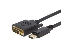 Active DisplayPort to DVI Cable 6ft DP to DVII Cord Eyefinity Support MultiScreen 18M Black