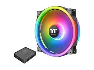 Riing Trio 200mm 168 Million RGB Color Alexa Razer Chroma Software Enabled 3 Light Rings 60 Addressable LED 11 Blades Hydraulic Bearing CaseRadiator Fan Single Pack CLF083PL20SWA Riing Trio 200mm 168 Million RGB Color Alexa Razer Chroma Software Enabled 3 Light Rings 60 Addressable LED 11 Blades Hydraulic Bearing CaseRadiator Fan Single Pack CLF083PL20SWA