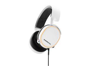 Arctis 5 RGB Illuminated Gaming Headset with DTS HeadphoneX v20 Surround For PC and PlayStation 4 White Arctis 5 RGB Illuminated Gaming Headset with DTS HeadphoneX v20 Surround For PC and PlayStation 4 White