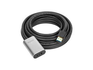 USB 30 Extender  USB Extension Cable with Aluminum Alloy Housing Type A Male to Female Cord for Oculus Rift VR Headset HTC Vive Xbox USB Peripheral Devices 5 Meters 164 Feets