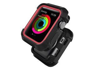 with Watch Case 42mm Shock Proof Bumper Cover Scratch Resistant Protective Rugged Case Replacement for Series 321 42mm Nike+ BlackRed with Watch Case 42mm Shock Proof Bumper Cover Scratch Resistant Protective Rugged Case Replacement for Series 321 42mm Nike+ BlackRed