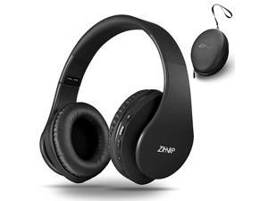 Bluetooth Headphones OverEar with Deep Bass Foldable and Wired Stereo Headset Buit in Mic for Cell Phone PCTV PCLight Weight for Prolonged Wearing Black Bluetooth Headphones OverEar with Deep Bass Foldable and Wired Stereo Headset Buit in Mic for Cell Phone PCTV PCLight Weight for Prolonged Wearing Black