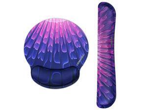 Keyboard Wrist Rest Pad and Mouse Wrist Rest Support Mouse Pad Ergonomic Support Premium Quality Foam Durable Comfortable Lightweight for Easy Typing Pain Relief Blue Purple Flower Keyboard Wrist Rest Pad and Mouse Wrist Rest Support Mouse Pad Ergonomic Support Premium Quality Foam Durable Comfortable Lightweight for Easy Typing Pain Relief Blue Purple Flower