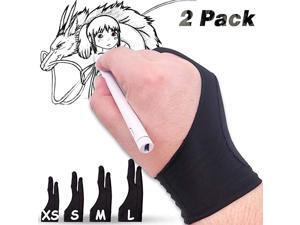Artist Palm Rejection Glove Drawing Glove Right Left Hand for iPad Sketching Drawing Tablet Glove Large 2 PCS Artist Palm Rejection Glove Drawing Glove Right Left Hand for iPad Sketching Drawing Tablet Glove Large 2 PCS