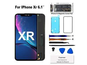 for iPhone Xr Screen Replacement 6.1 inch,LCD Display Touch Screen Digitizer Assembly with Repair Tools, Compatible with Model A1984, A2105, A2106, A2108